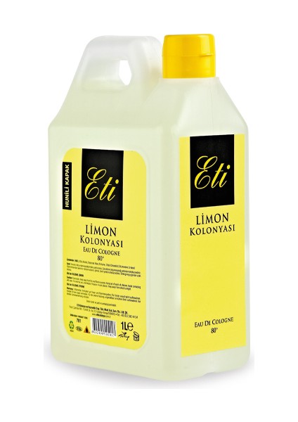 80°limon Kolonyası Pe Bidon 1 Lt.