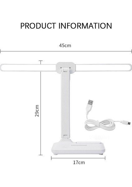 puluz Çift Başlı Şarj Edilebilir 4000Mah Masa Lambası (Yurt Dışından)