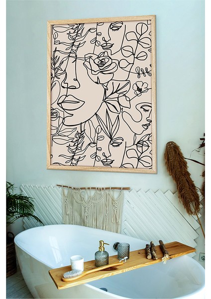 Çerçeveli Tablo - Tekli Ahşap Çerçeve