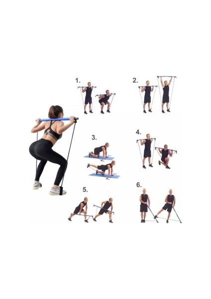 Pilates Çubuğu Egzersiz Aleti