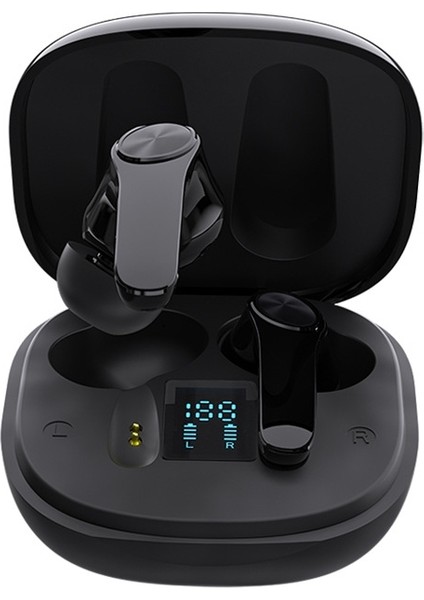 XT18 Tws Dijital Ekran Bluetooth 5.0 Derin Bas Kulaklık Siyah (Yurt Dışından)