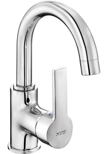 Eca Delta Lavabo Bataryası Kısa Kuğu Krom