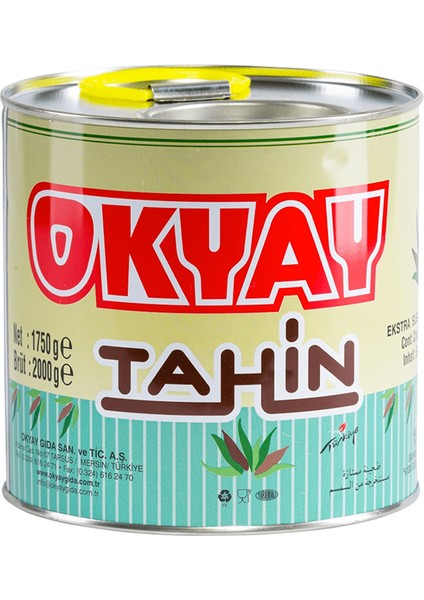 Okyay Teneke Tahin 1750 gr