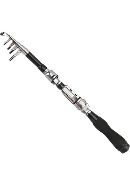 Karbon Teleskopik Olta Deniz Tekneleri Olta Direği -, 1.0m 1.5m Siyah 1.5m(Yurt Dışından)