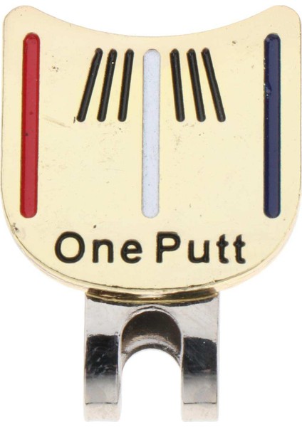 Golf Şapka Klip Mıknatıs Top Marker Putt Hizalama Aracı Marker Altın (Yurt Dışından)