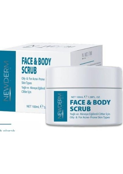 Newderm Face Body Scrub 100 ml 8699153019759