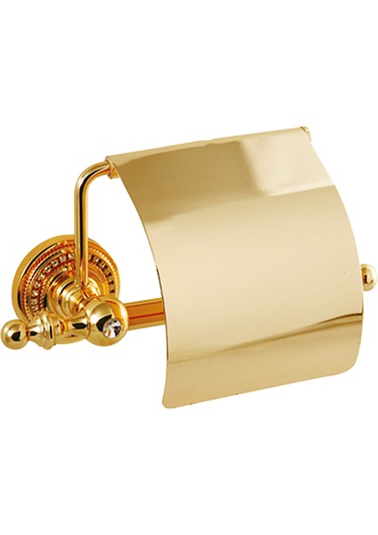 Crystal Pvd Gold Kapaklı Kağıtlık