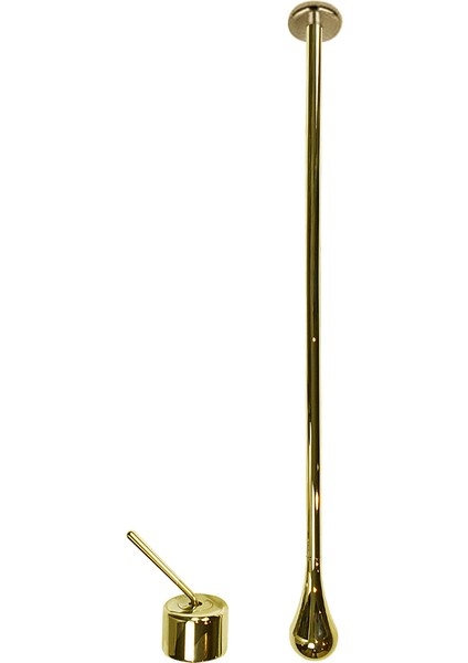 Minimal Gold Tavandan Montaj Lavabo Armatürü