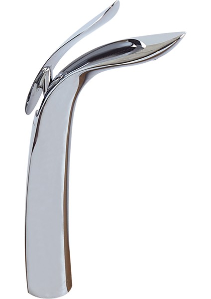 Luxury Chrome Tezgah Üstü Çanak Lavabo Armatürü