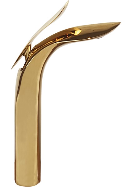 Luxury Gold Tezgah Üstü Çanak Lavabo Armatürü