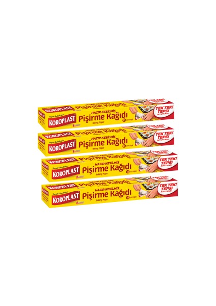 Pişirme Kağıdı Hazır Kesilmiş 16'lı X4