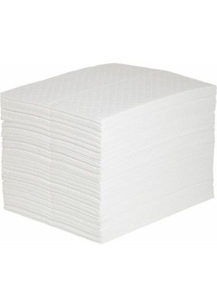 Spongy 10 Adet Yağ ve Petrol Döküntü-Sızıntı Emici Beyaz Ped 40 x 50 cm