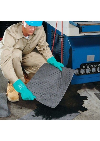 100 Adet Kimyasal Döküntü-Sızıntı Emici Gri Ped 40 x 50 cm modelleri