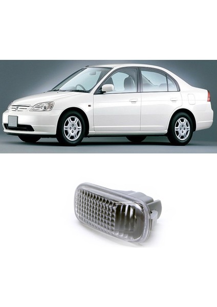 Honda Civic Vtec Typer City Jazz Çamurluk Sinyali Beyaz 2002 2006 Sol