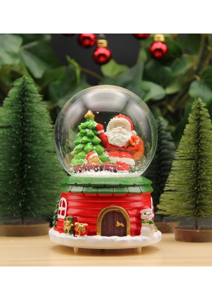 Yılbaşı Kar Küresi Noel Işıklı ve Müzikli Christmas Noel Babalı fiyatları