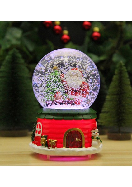 Yılbaşı Kar Küresi Noel Işıklı ve Müzikli Christmas Noel Babalı modelleri
