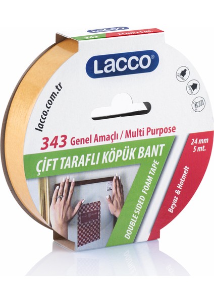 36X25 Hotmelt Çift Taraflı Bant