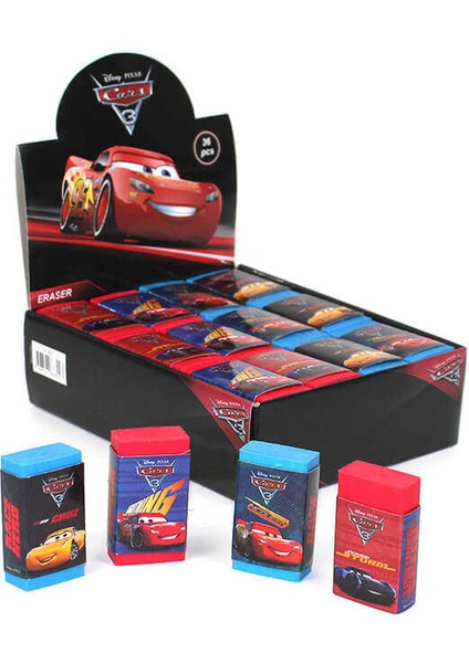 Cars CR-9027 Renkli Silgi