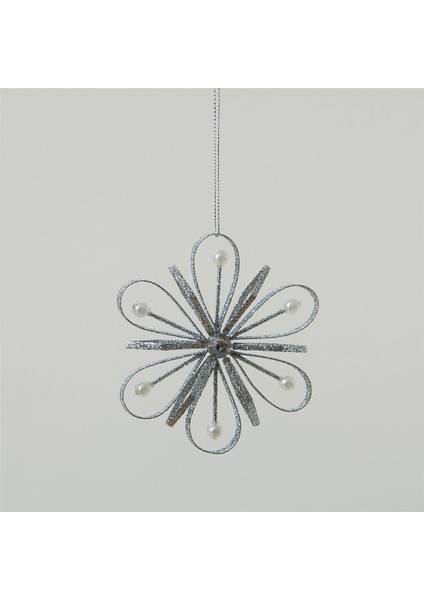 Festive Ağaç Süsü Gümüş