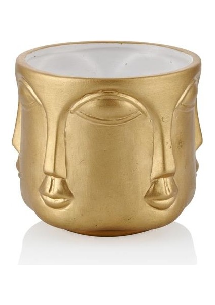 Havelka Buddha Face Gold Mumluk/vazo 11CM