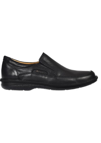 UCEL816612 Siyah Erkek Saraclı Bağsız Comfort Ayakkabı