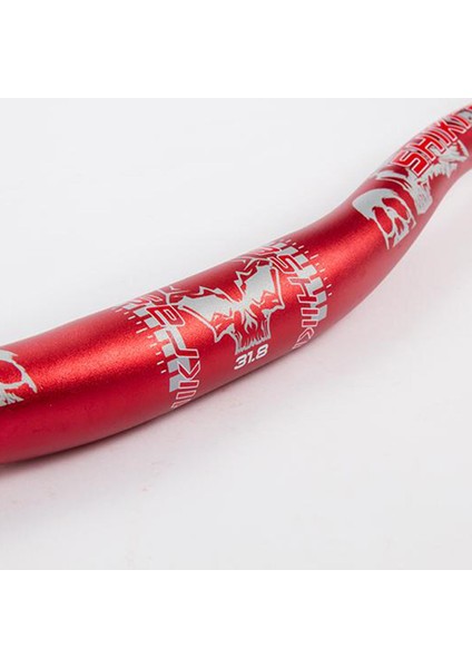 Alüminyum Alaşım Yokuş Aşağı Dağ Bisikleti Gidon 31.8mm * 720 / 780MM Bisiklet Parçaları Kırmızı 720MM fiyatları