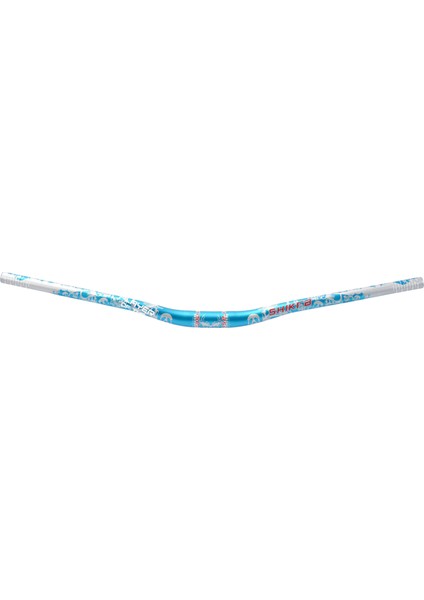 Alüminyum Alaşım Yokuş Aşağı Dağ Bisikleti Gidon 31.8mm * 720 / 780MM Bisiklet Parçaları Mavi 780MM