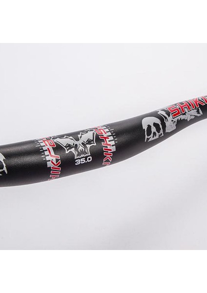 Alüminyum Alaşım Yokuş Aşağı Dağ Bisikleti Gidon 31.8mm * 720 / 780MM Bisiklet Parçaları Siyah 720MM modelleri