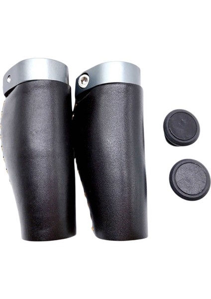 Bisiklet Kolu Sapları Bisiklet Mtb Ergonomik Kolu Bar Kavrama Hafif Siyah