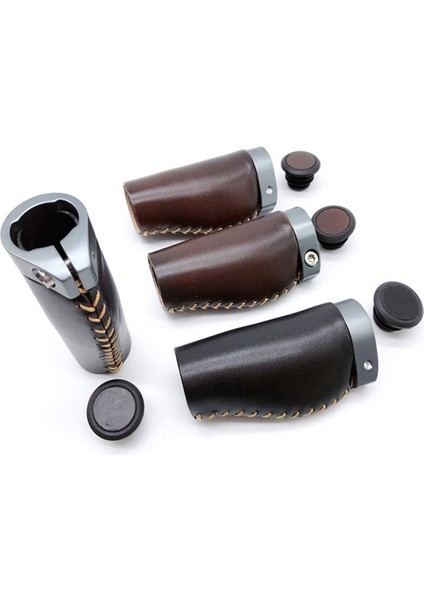 Bisiklet Kolu Sapları Bisiklet Mtb Ergonomik Kolu Bar Kavrama Hafif Siyah fırsatları