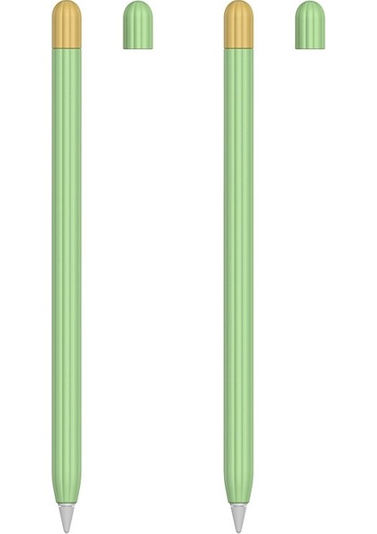 Elma Kalem 1 Için 2 Takım Stylus Koruyucu Kılıf (Matcha Yeşil) (Yurt Dışından)