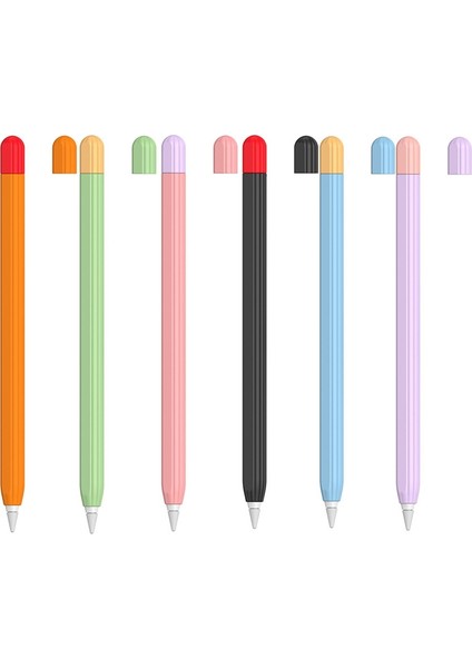 Apple Kalem 2 Için 2 Takım Stylus Koruyucu Kılıf (Pembe) (Yurt Dışından)