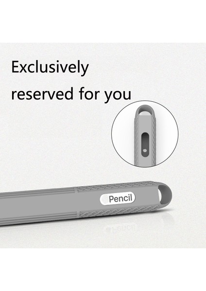 Apple Kalem 1 Için 5 Adet Stylus Silikon Koruyucu Kılıf (Pembe) (Yurt Dışından)