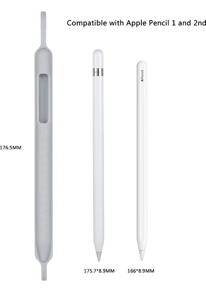 IPAD Pro 10.5 / 11 / 12.9 Kalem (Gri) Için Silikon Koruyucu Kapak (Yurt Dışından) fiyatları