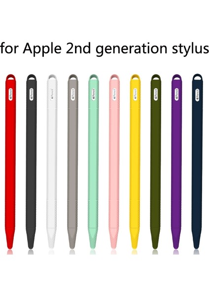5 Adet Stylus Silikon Koruyucu Kılıf Apple Kalem 2 (Gri) (Yurt Dışından)