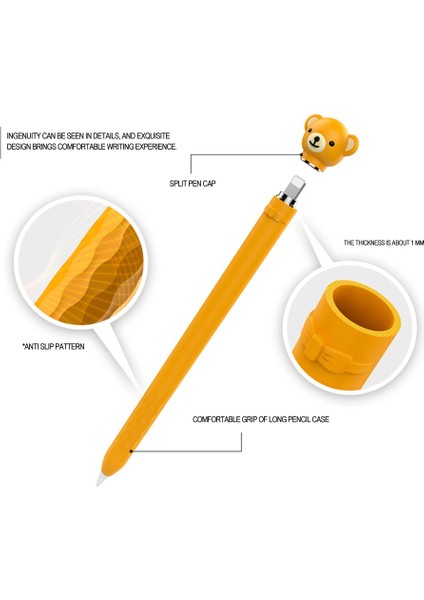 Apple Kalem 1 Için Kapasitif Kalem Koruyucu Kapak (Ayı) (Yurt Dışından) fırsatları