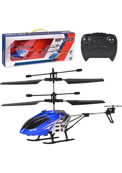 Mini USB Rc Alaşımlı Helikopter - Mavi (Yurt Dışından)