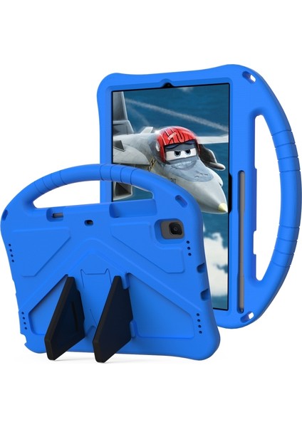 Samsung Galaxy Tab A7 10.4 T500 Için Braketli Eva Koruyucu Kılıf——mavi (Yurt Dışından)