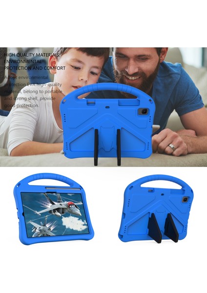 Samsung Galaxy Tab A7 10.4 T500 Için Braketli Eva Koruyucu Kılıf——mavi (Yurt Dışından) modelleri