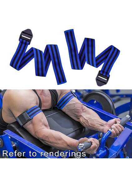 Eğitim Kolları ve Bacakları Için Kan Kısıtlama Bantları - Artan Kas Yetiştirme ve Pompa Için Etkilidir, Spor Salonu Fitness Aksesuarları -, 60 cm 90 cm Mavi Kol modelleri