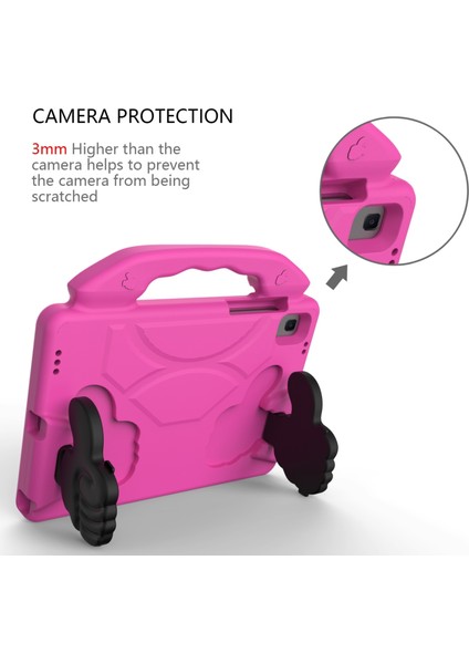 Samsung Galaxytab A7 10.4T500/T505 Için Eva Malzeme Çocuk Tablet Koruyucu Kılıf——rosered (Yurt Dışından) fiyatları