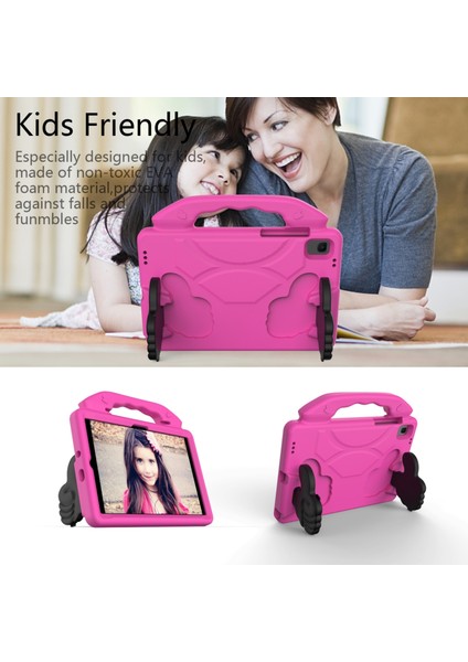 Samsung Galaxytab A7 10.4T500/T505 Için Eva Malzeme Çocuk Tablet Koruyucu Kılıf——rosered (Yurt Dışından) modelleri