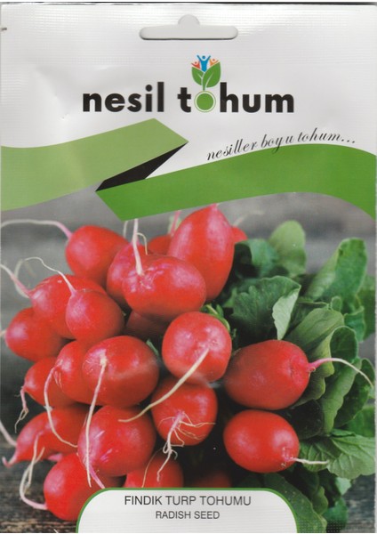 Nesil Kırmızı Fındık Turp Tohumu 10 gr