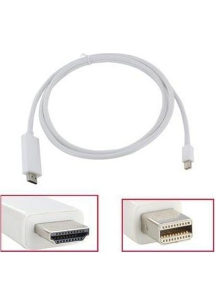 ALFAIS-4500 Mac Mini Displayport To HDMI Çevirici Dönüştürücü Kablosu 3 M