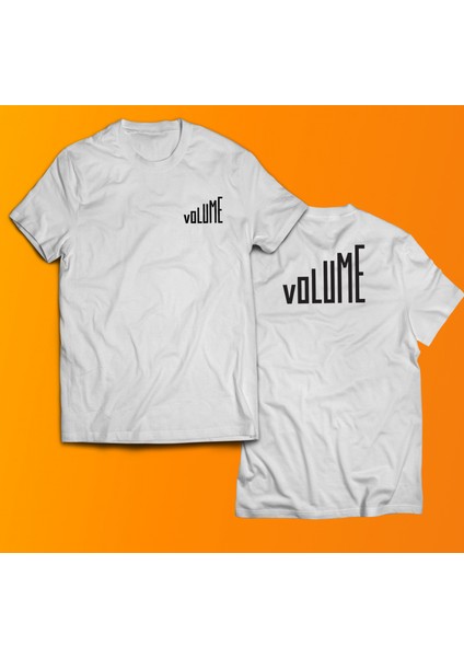 Volume Baskılı %100 Pamuk Oversize T-Shirt Büyük Beden TişörtOversize T-Shirt
