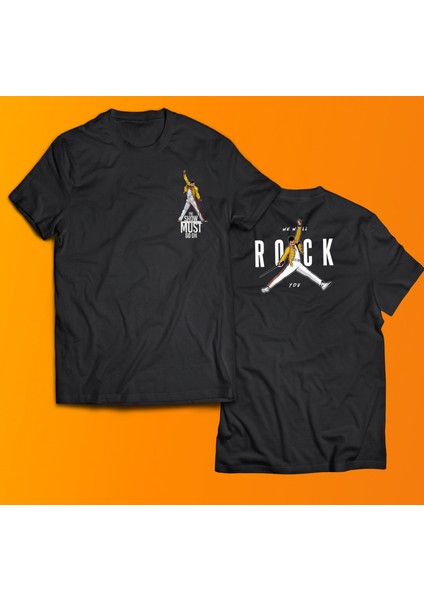 Freddy Mercury Queen Baskılı %100 Pamuk Oversize T-Shirt Büyük Beden Tişört