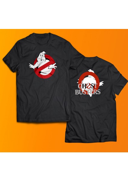 Ghostbusters Baskılı %100 Pamuk Oversize T-Shirt Büyük Beden Tişört