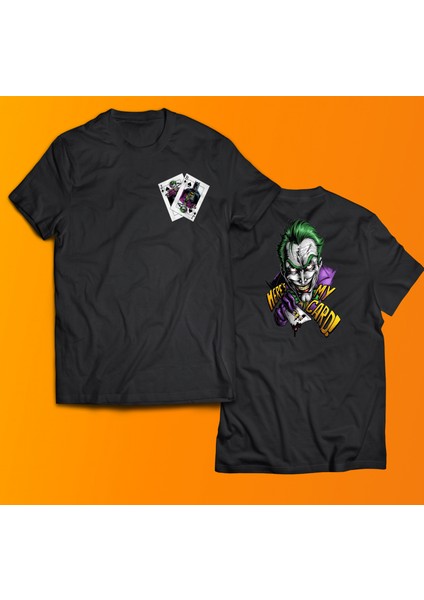 Joker I'll Float You Baskılı %100 Pamuk Oversize T-Shirt Büyük Beden Tişört