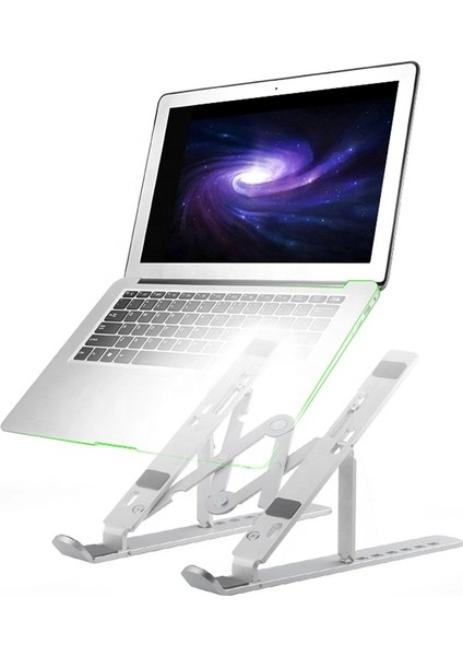 7 Kademeli Aluminyum Macbook Laptop Bilgisayar Standı