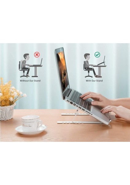 7 Kademeli Aluminyum Macbook Laptop Bilgisayar Standı fırsatları